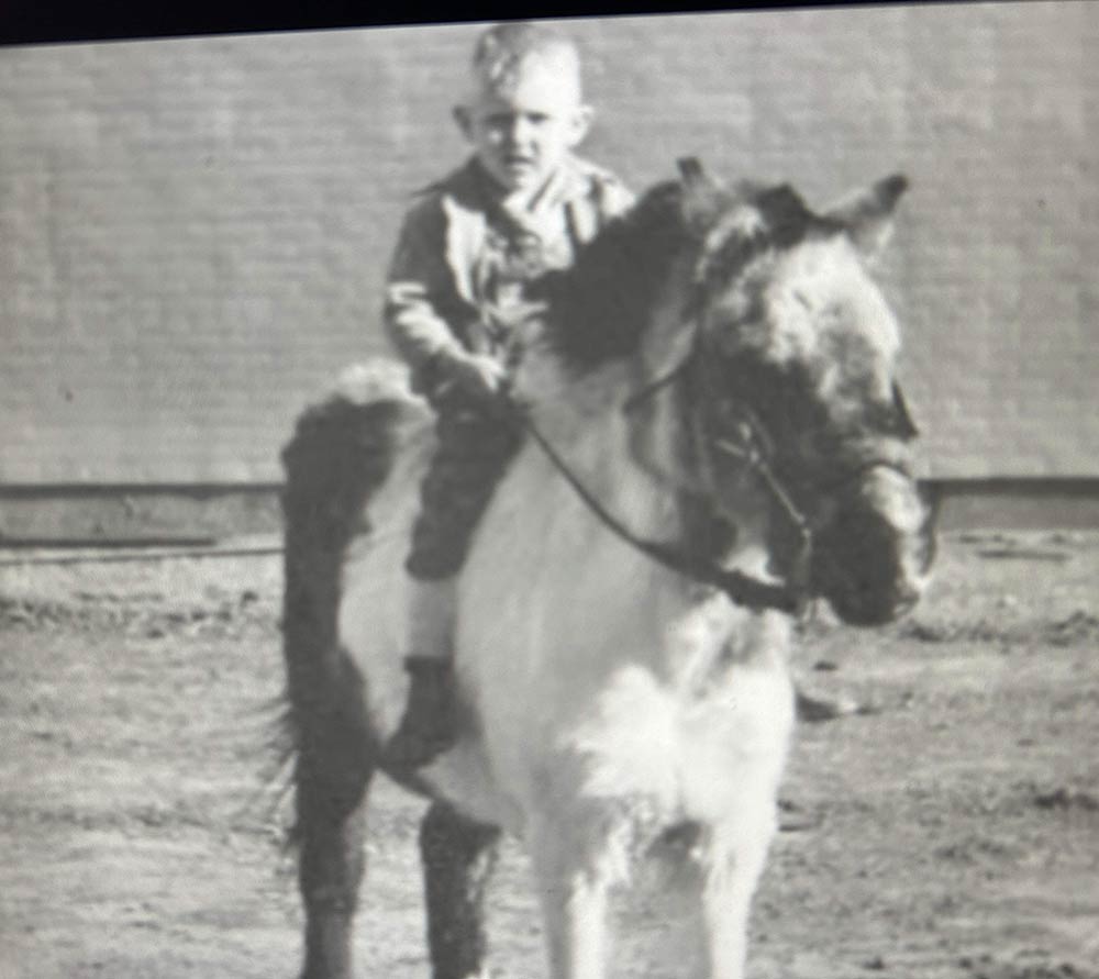 Lauer’s love of horses began as a child. He’s been a cowboy since.